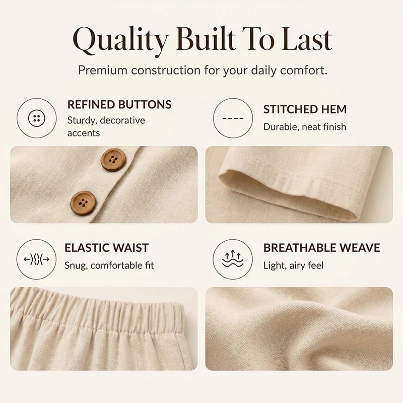 LunaLuxe – Soft-Fit Wide-Leg Two-Piece Set