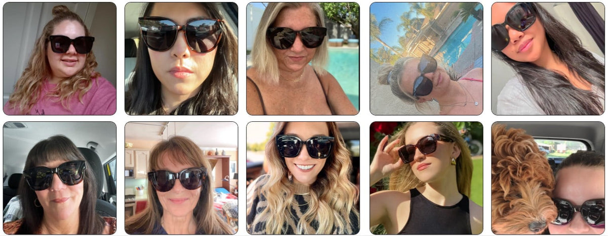 ShadeMuse – Women’s Polarized Cat-Eye Sunglasses