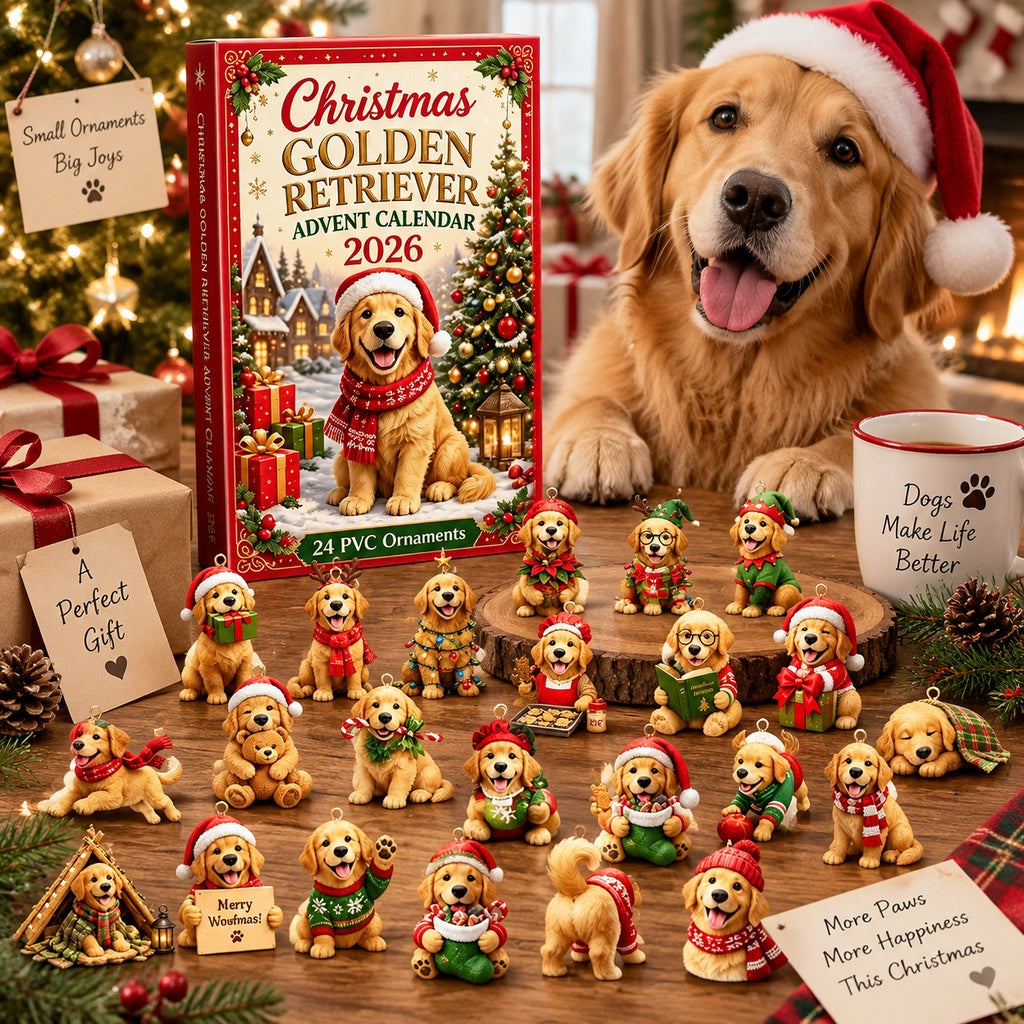 PawfectCountdown – Golden Retriever Mystery Advent Calendar