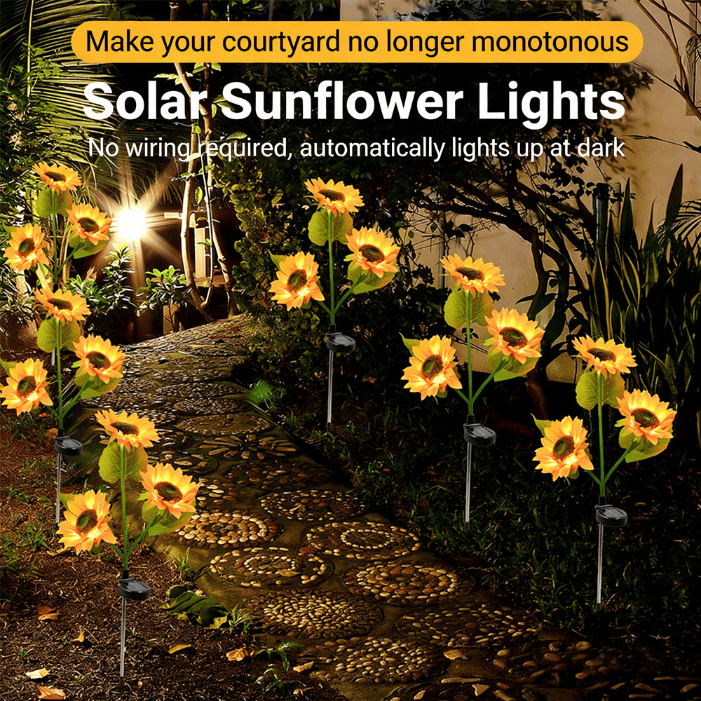 SunGarden – Solar-Powered Sunflower Lights
