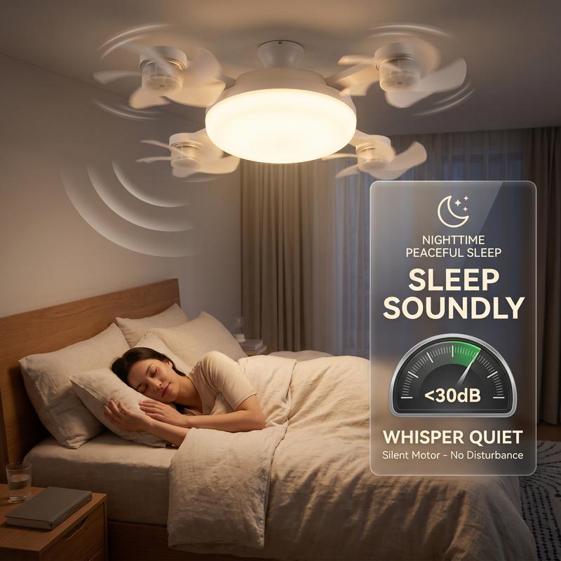LumiBreeze – Remote-Control LED Fan Light