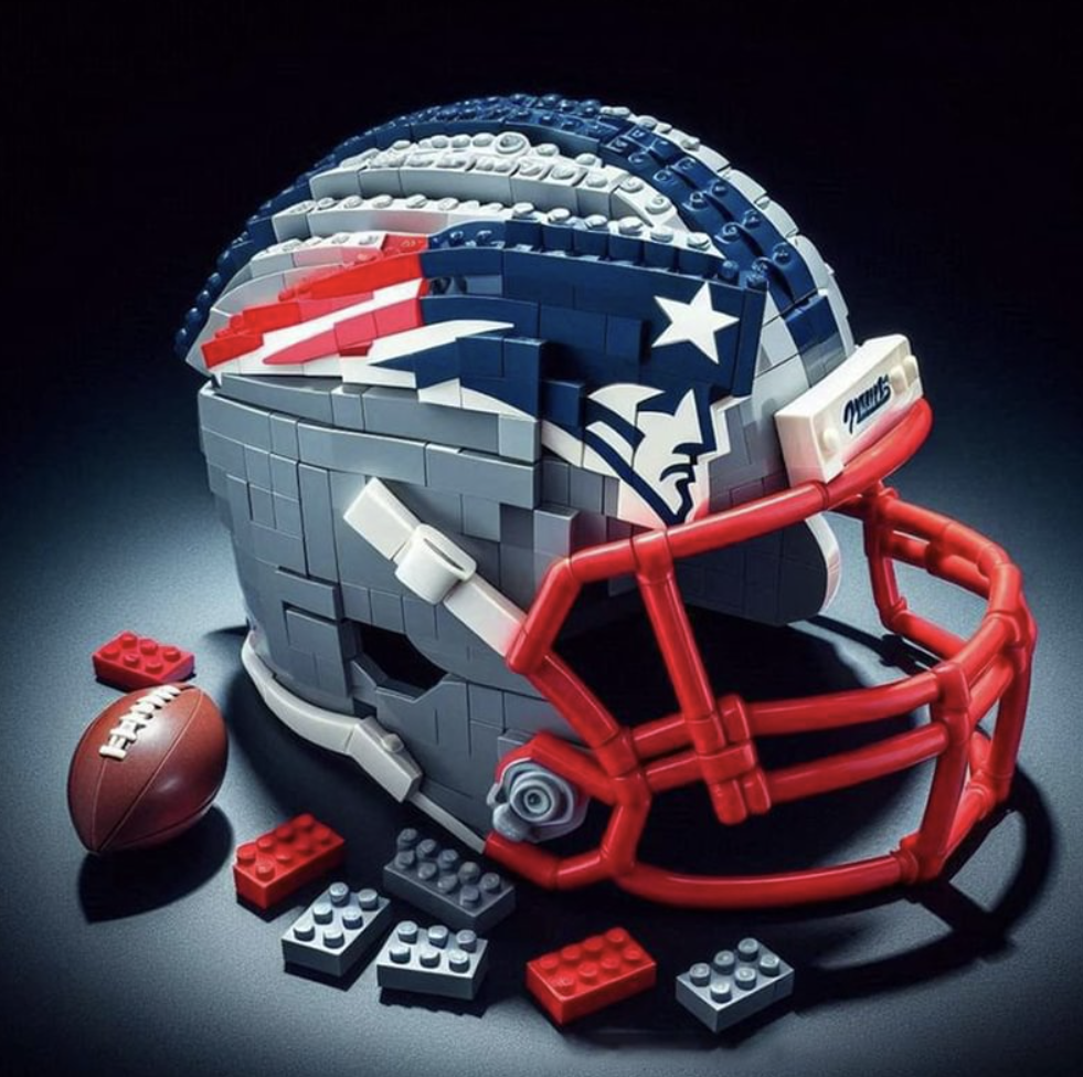 TouchdownBuild – NFL Team Helmet Brick Kit