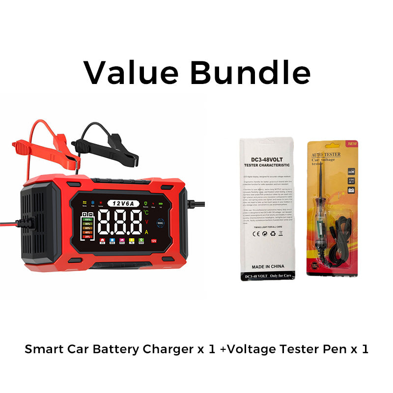AutoVolt – 12V Smart Battery Charger & Repairer
