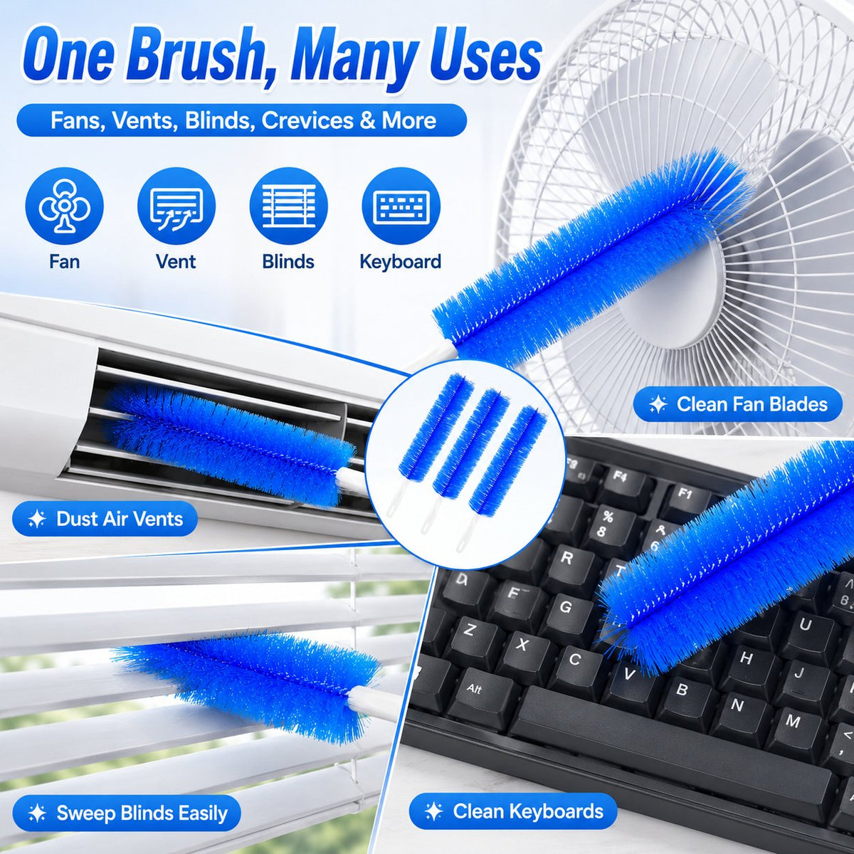 FlexiClean – Washable Multi-Purpose Dust Brush