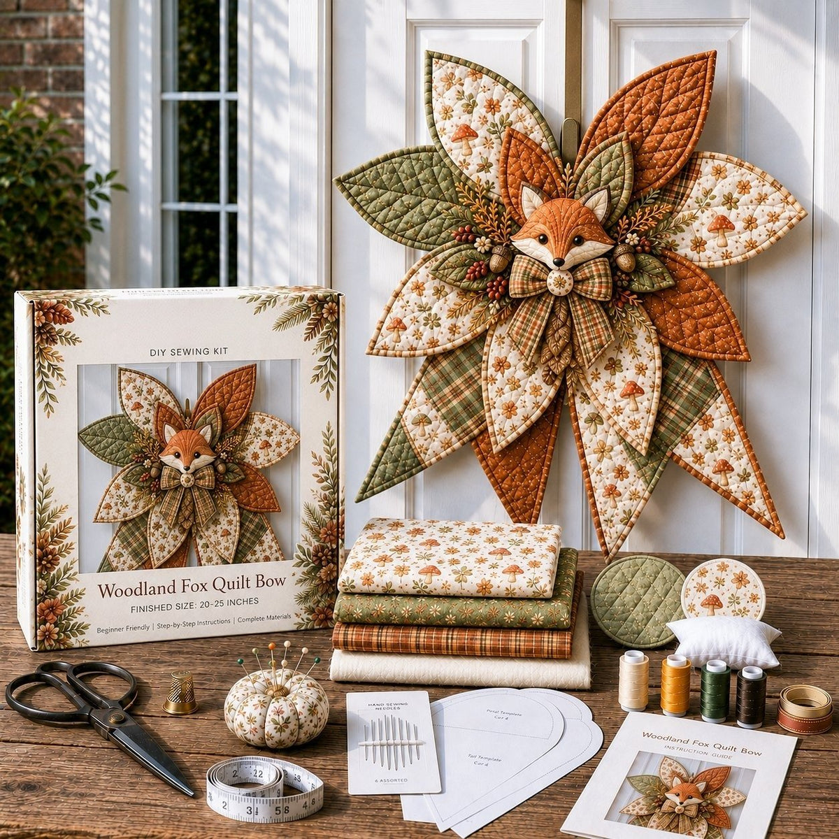 PrettyLoops – Oversized Quilted Bow Craft Kit