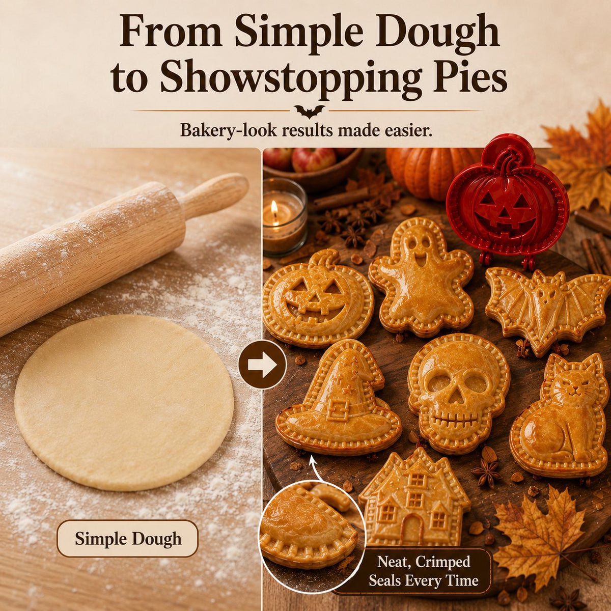 SpookPie – Halloween Mini Pie Shaping Mold