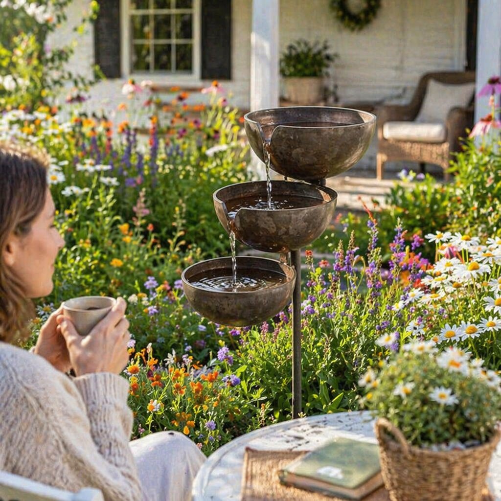 GardenRipple – Outdoor Bird Bath Stake