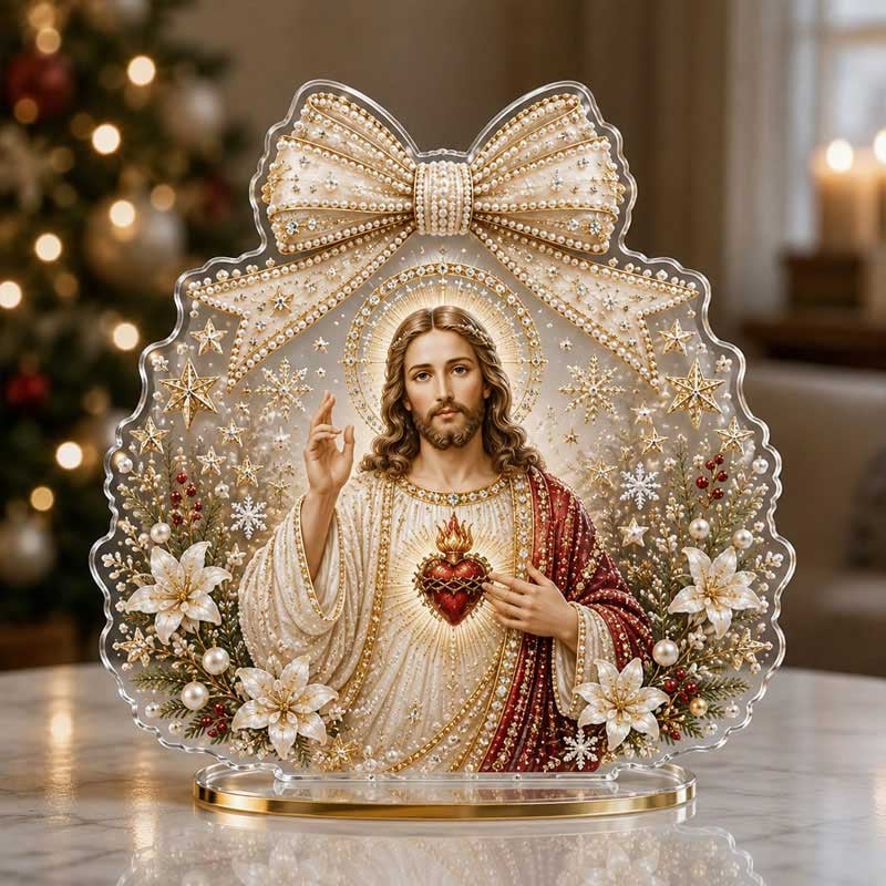 ChristmasGleam – Jeweled Bow Diamond Painting Kit