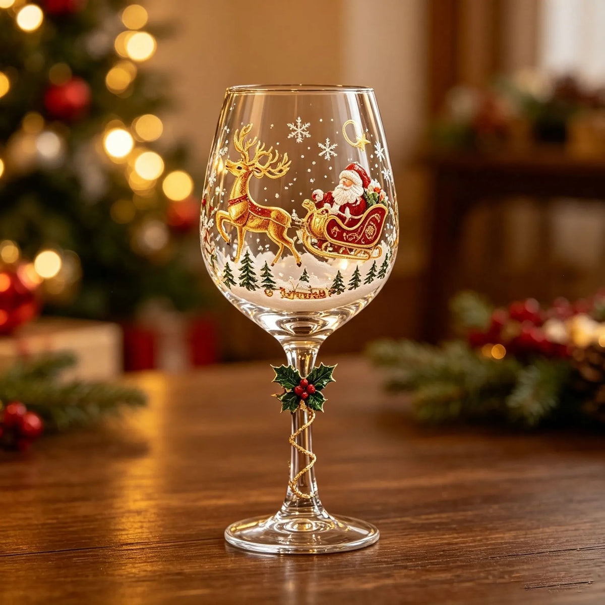 SantaSip – Festive 3D Christmas Glass