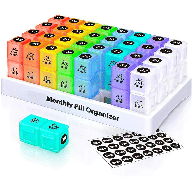 PillPlan – Monthly Medication & Supplement Organizer