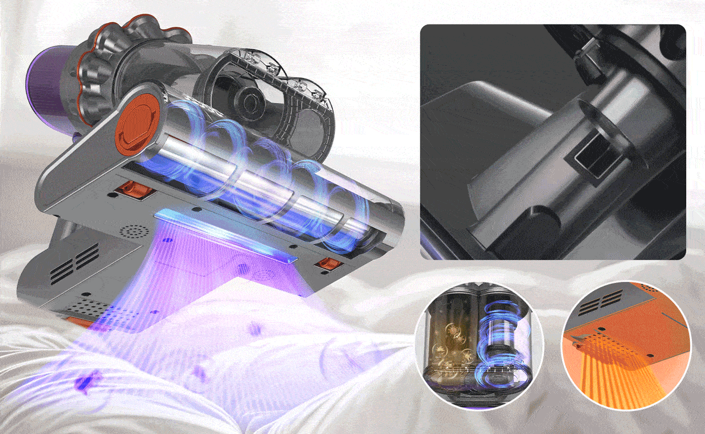 CleanNest – Smart Dust Sensor Mattress Vacuum