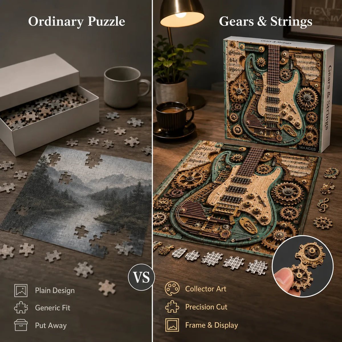 GearCraft – Steampunk Guitar 3D Assembly Puzzle