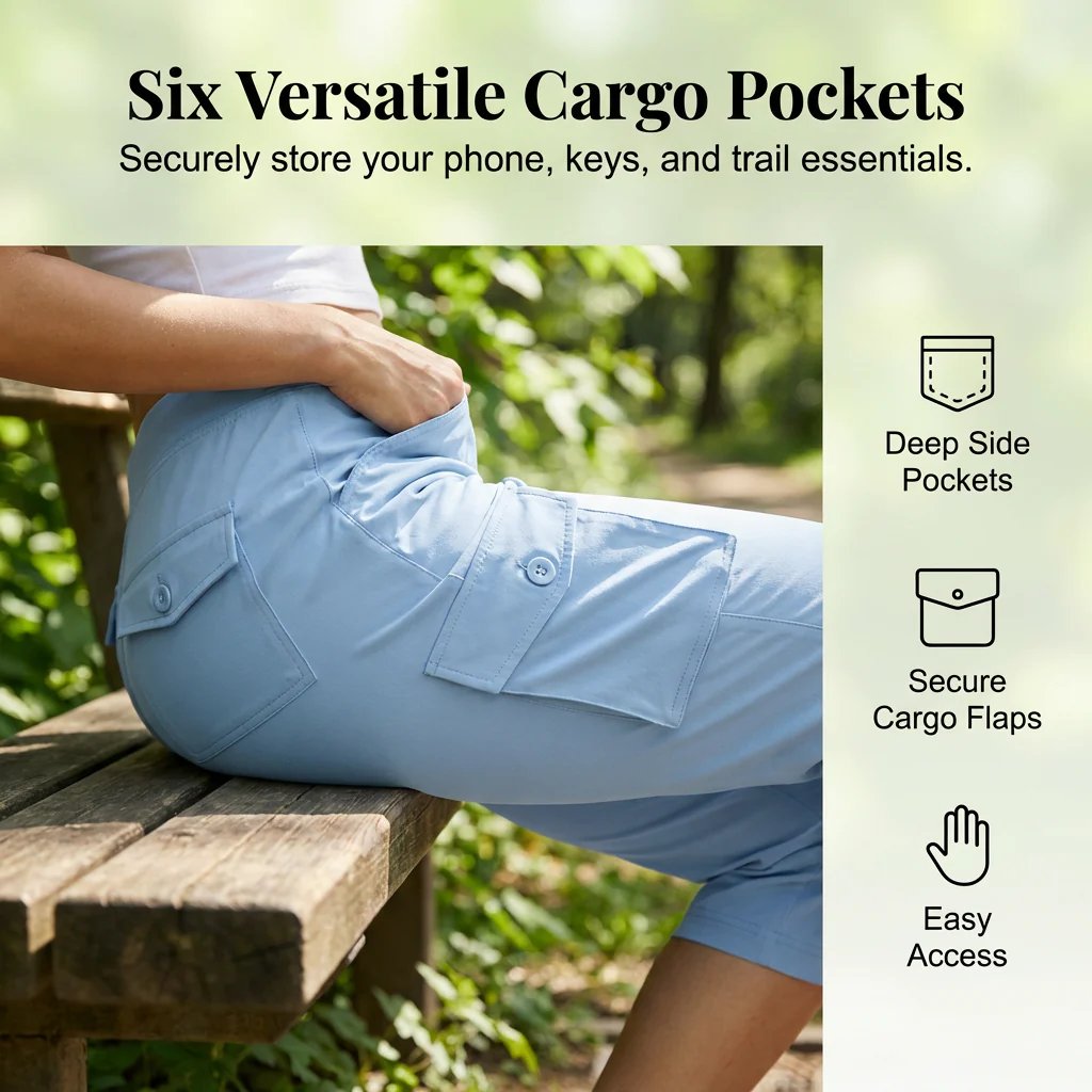 TerraMove – Multi-Pocket Travel Capris