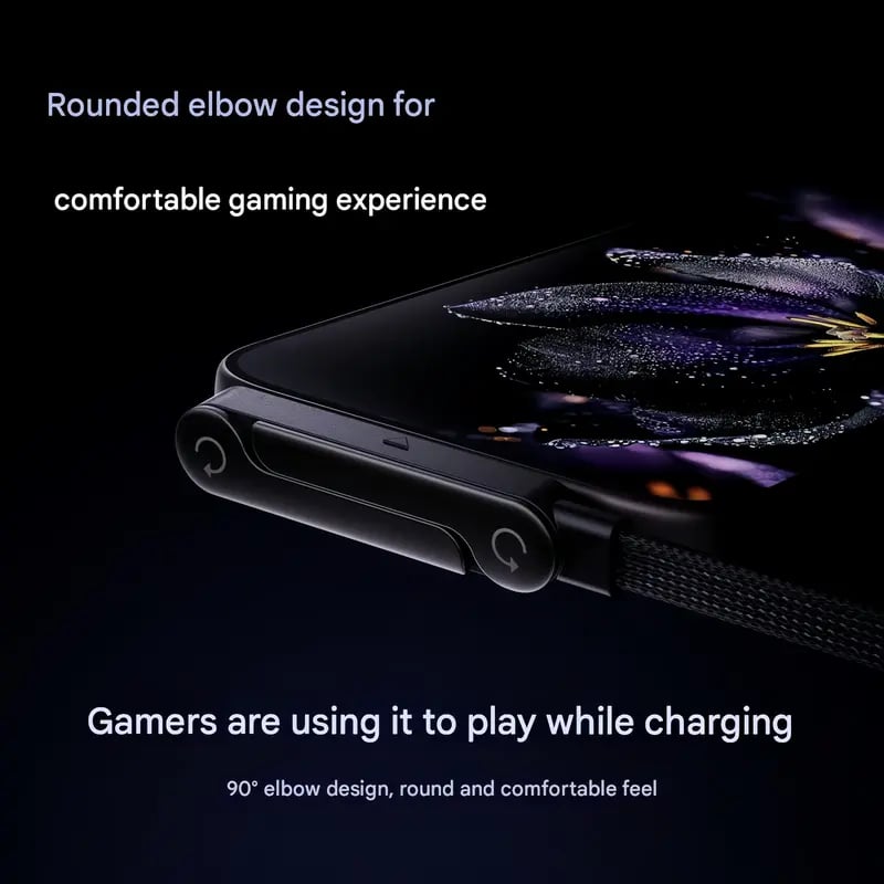 PowerDock – 240W USB-C Charging Cable With Phone Holder