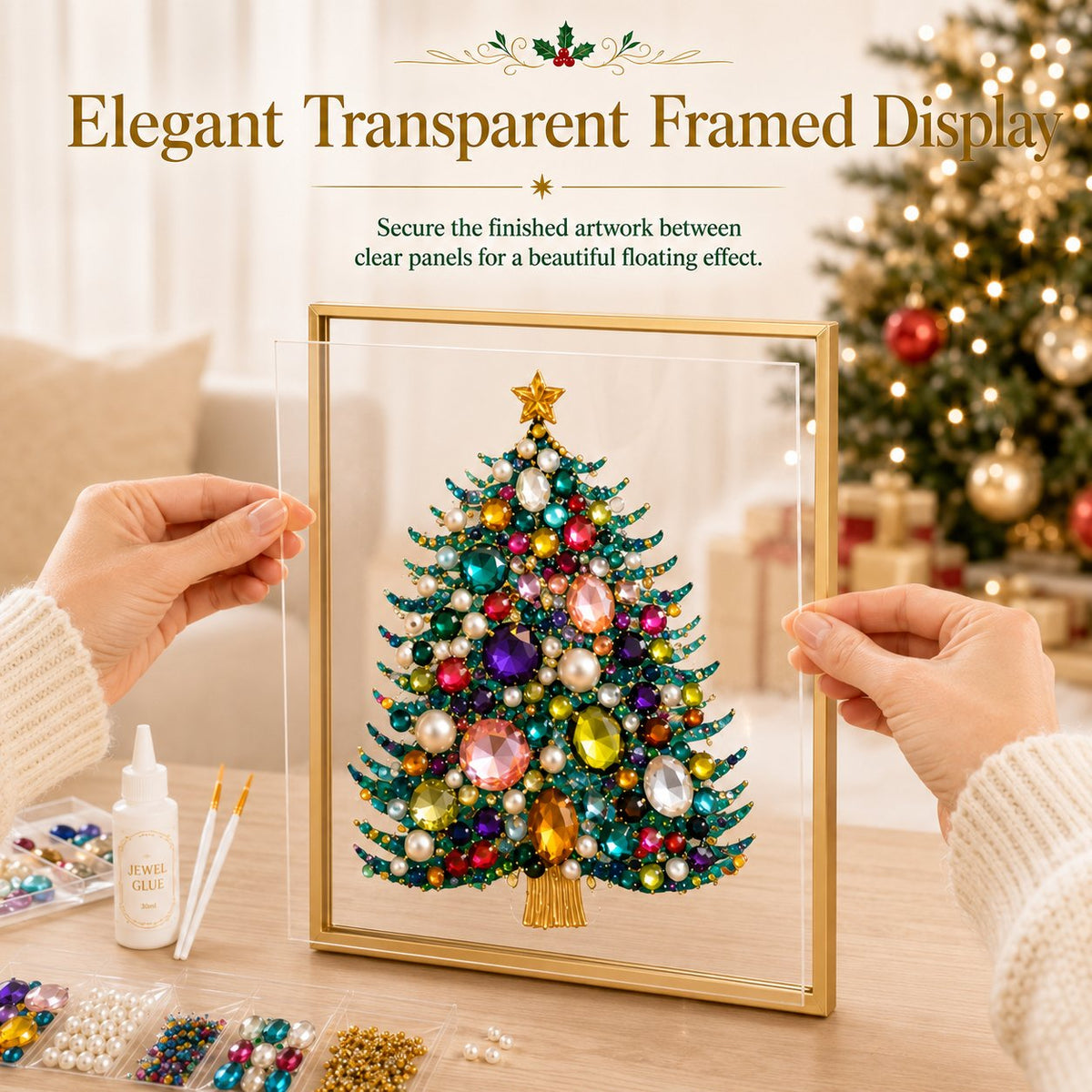 SparkleTree – Christmas Gem & Pearl Art Kit