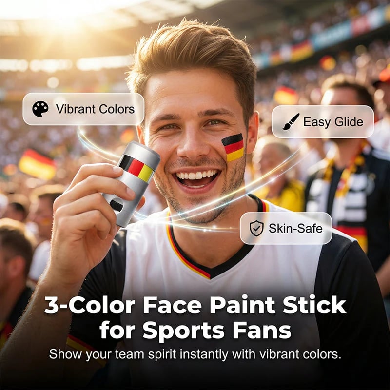 FanFlag – National Flag Face Paint Stick