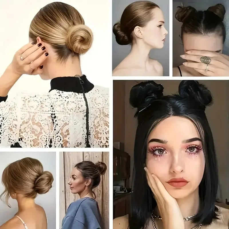 VelisseaCare – Curly Messy Bun Scrunchie Hair Extension