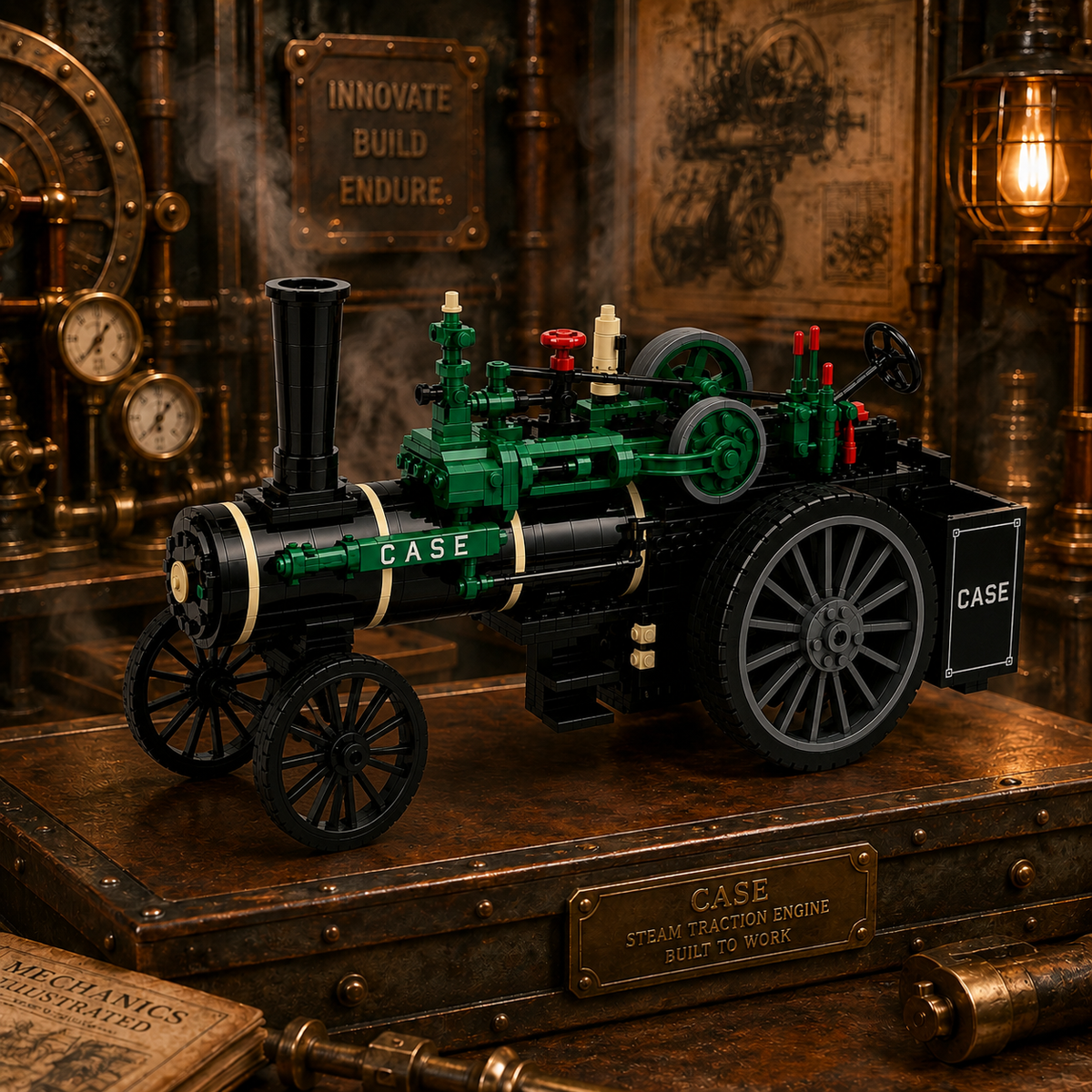 SteamLegacy – 1876 Agricultural Engine Building Set