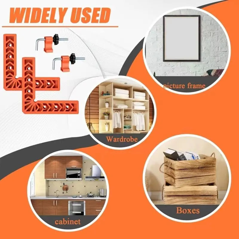 AnglePro – 90° Corner Clamp & Positioning Square Set