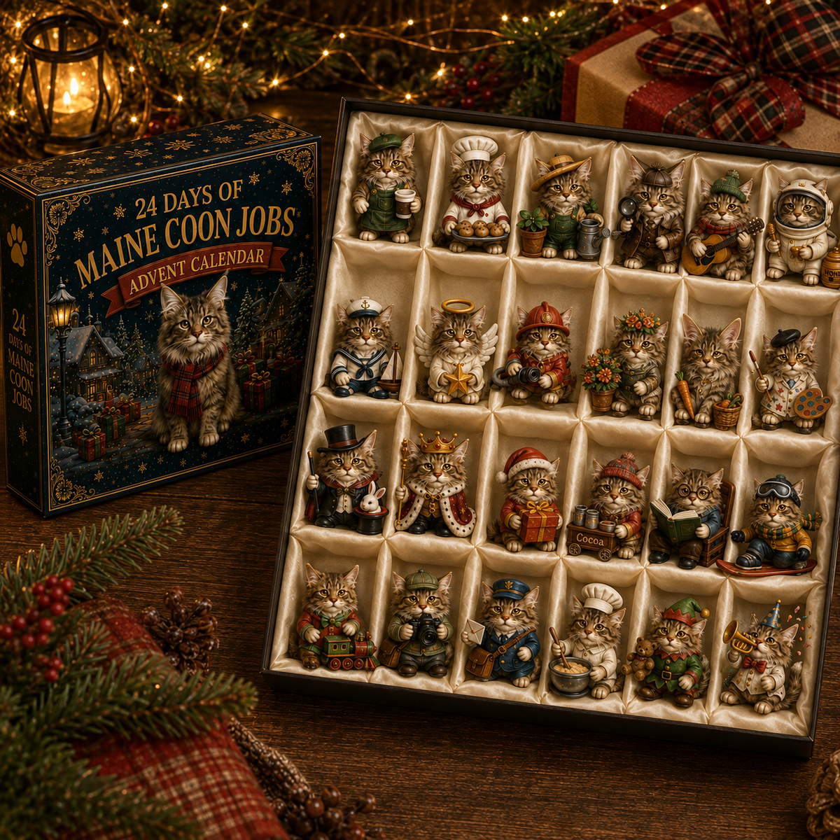PurrCrest – 24-Day Maine Coon Jobs Advent Calendar 2026