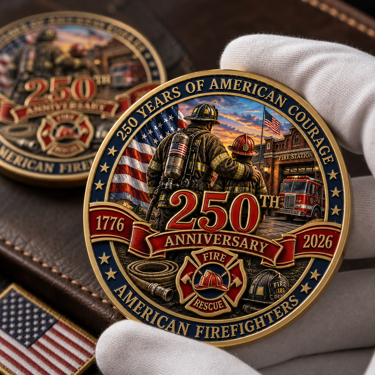 ValorGuard – Firefighter 250th Anniversary Collectible Coin