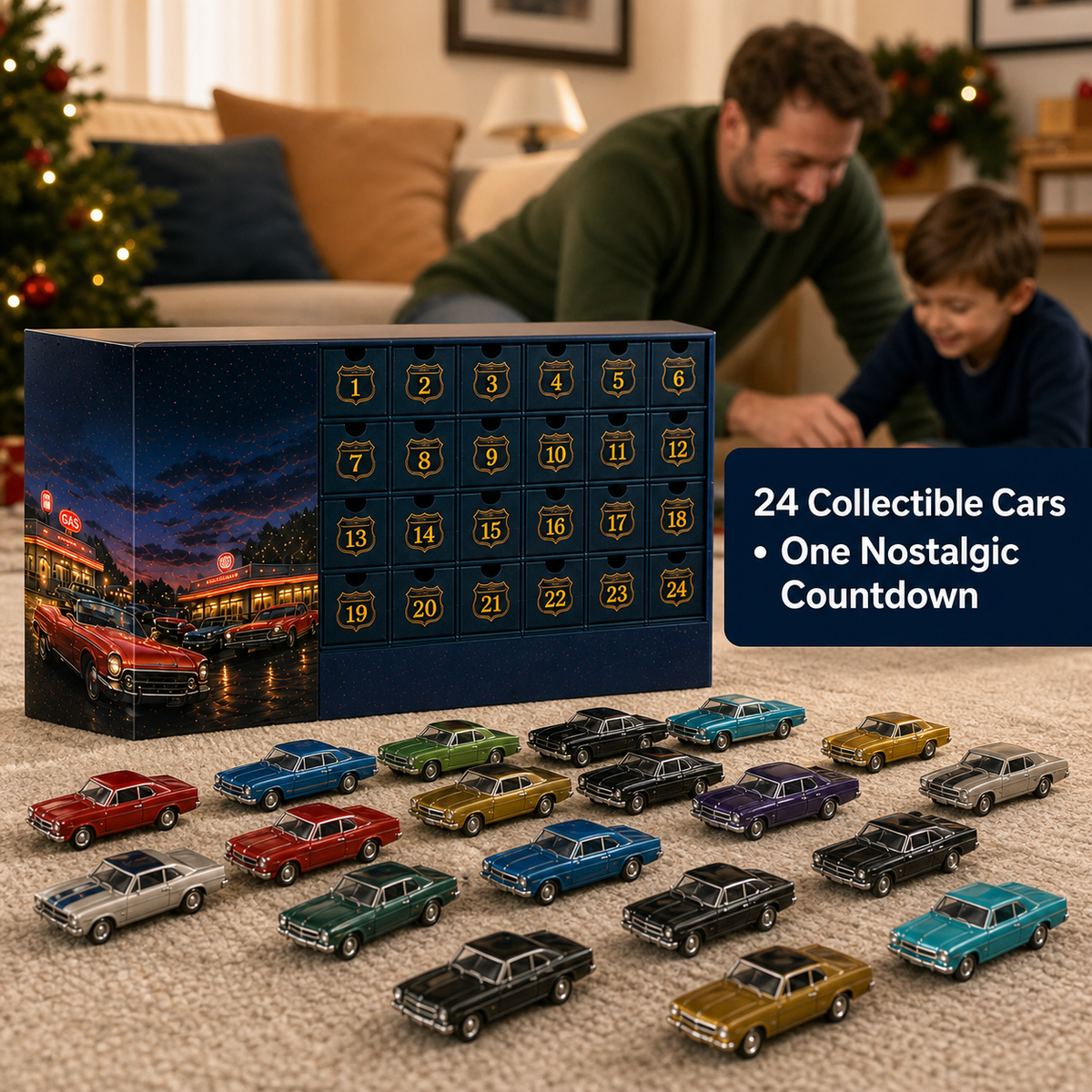 ClassicCruise – 24-Day Vintage Car Advent Calendar