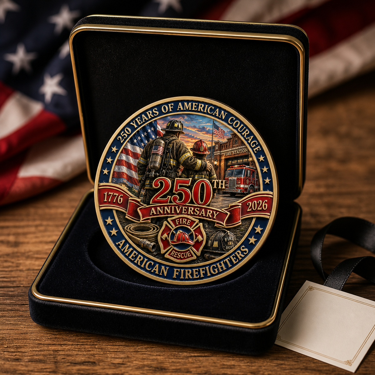 ValorGuard – Firefighter 250th Anniversary Collectible Coin