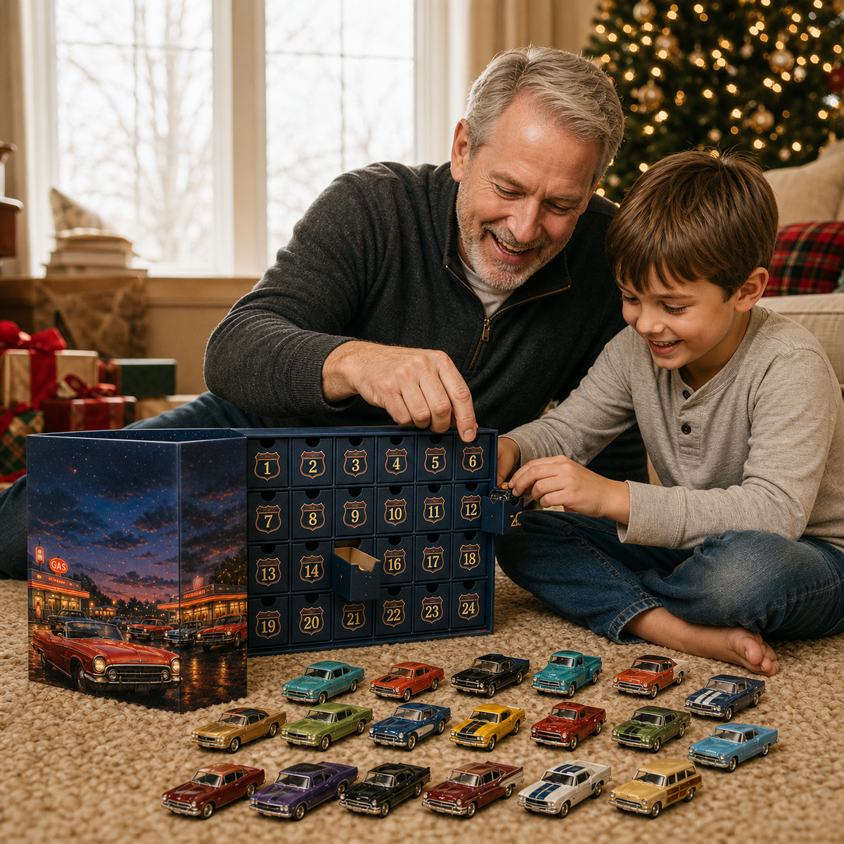 ClassicCruise – 24-Day Vintage Car Advent Calendar