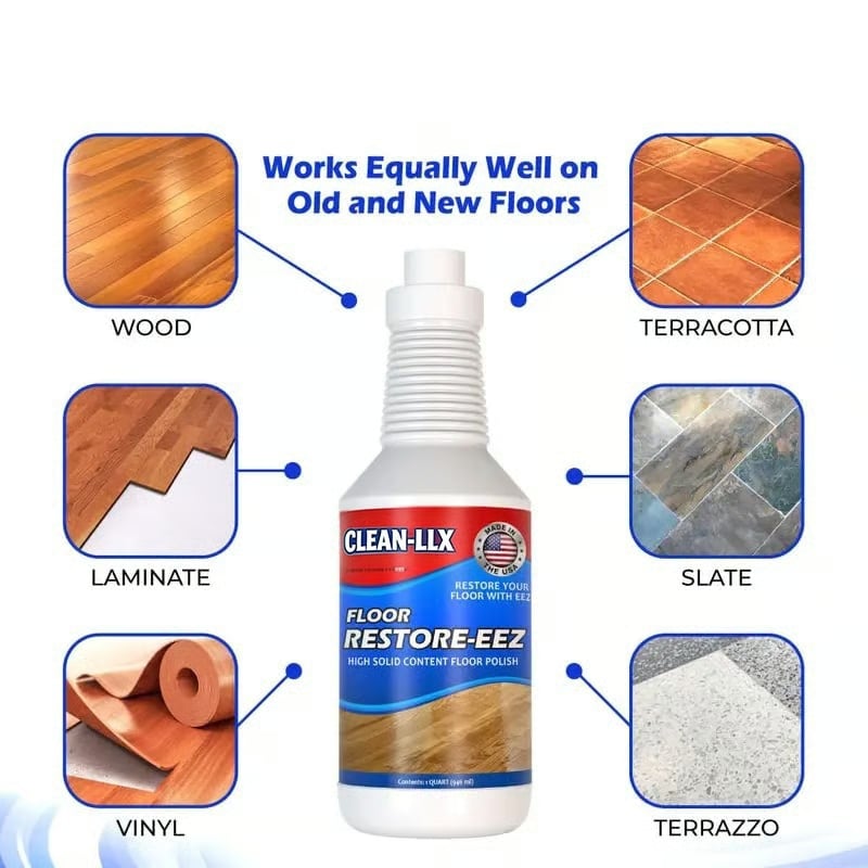 🔥Last Day 50% OFF - ✨🧴 Clean-llx Floor Restorer – Shine & Protect Instantly 🏠