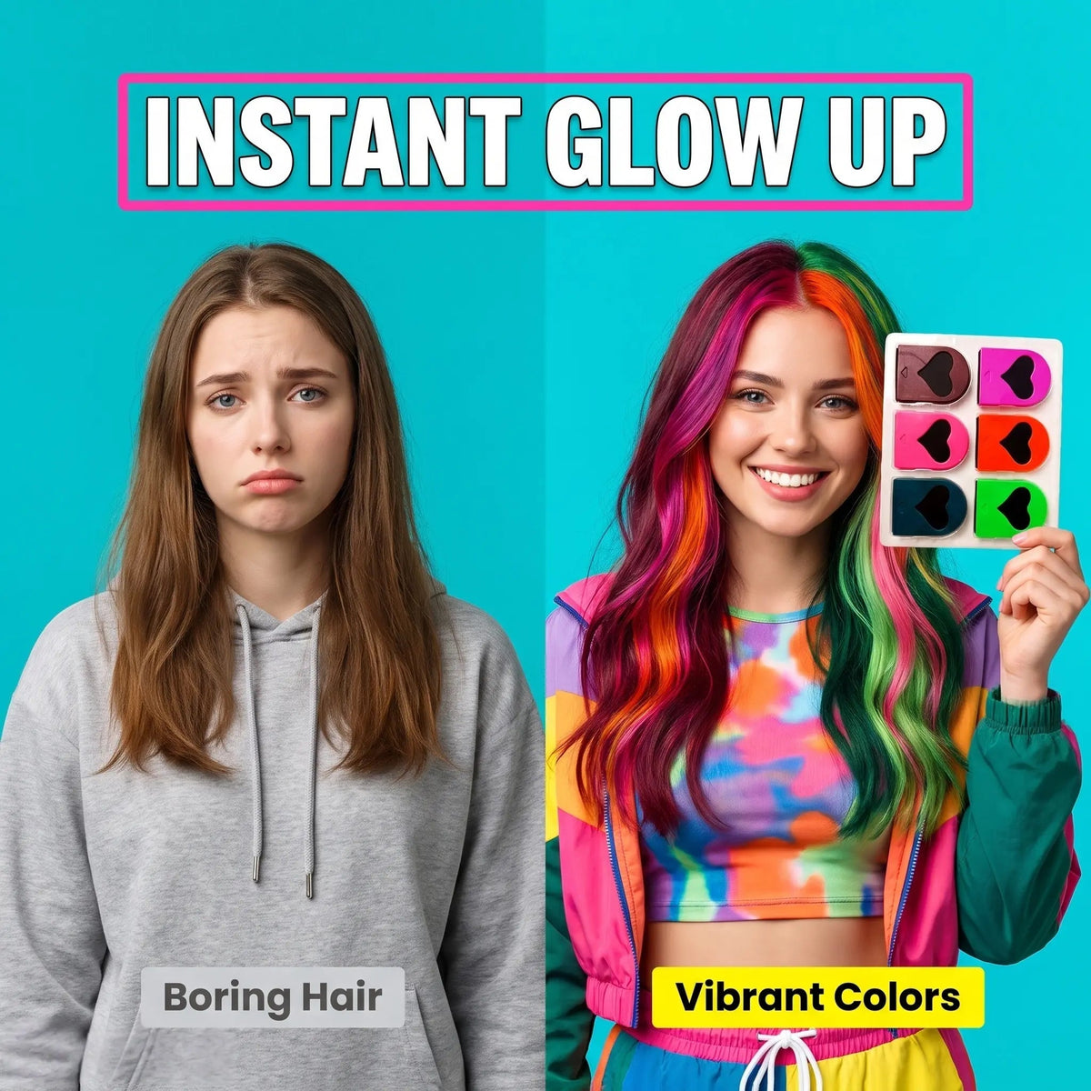 ChromaStyle – Instant Washable Hair Color Set