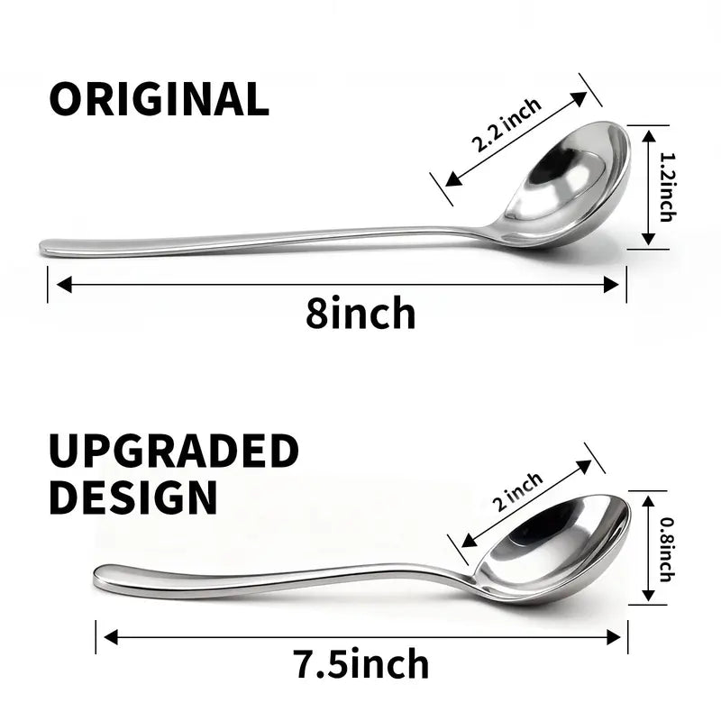 ComfortSip – Stainless Steel Dining Spoon