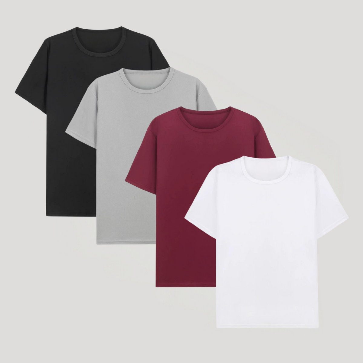 ComfortFit – Premium Cotton Crew Neck 4-Pack