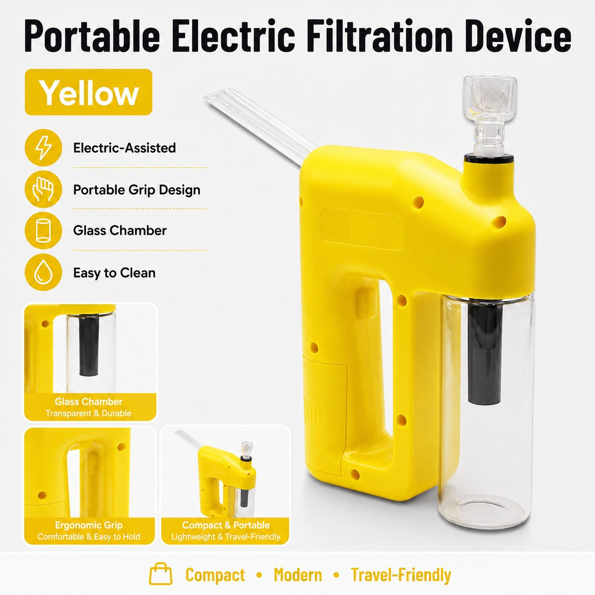 GlowVanta – Portable Handheld Electric Filtration Device