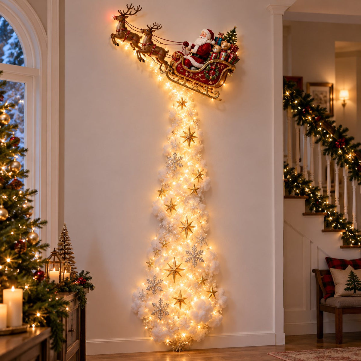 GlowHaven – Christmas Magic Trail Wall Light