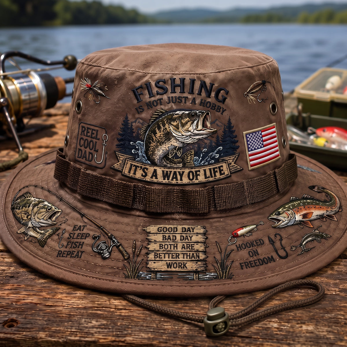 AnglerSpirit – Fishing Is A Way Of Life Boonie Hat