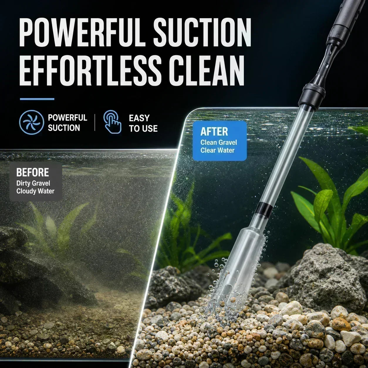 AquaVac – Electric Aquarium Gravel Cleaner