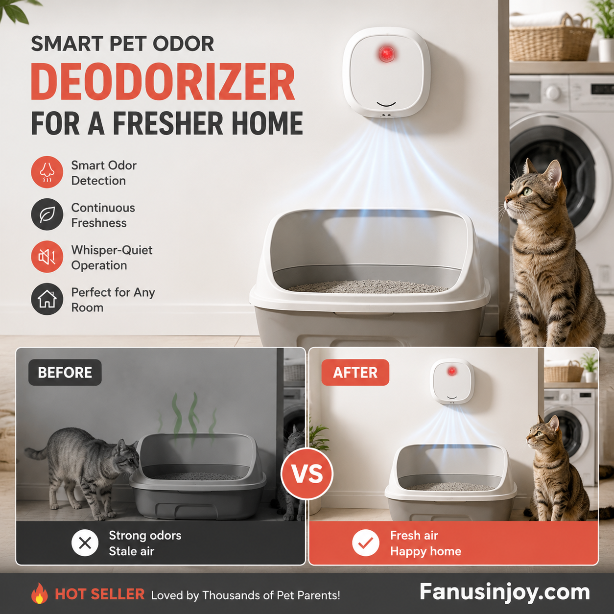 PawBreeze – Quiet Indoor Pet Odor Eliminator