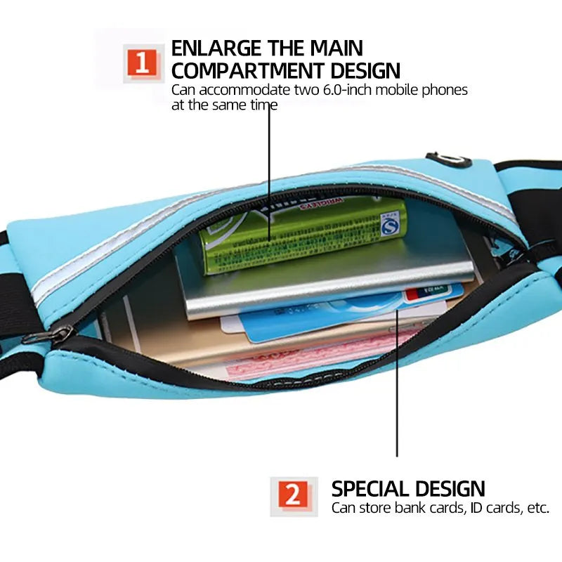 SportNest – Waterproof Phone & Bottle Waist Pack