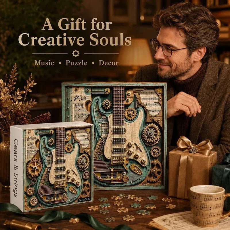 GearCraft – Steampunk Guitar 3D Assembly Puzzle