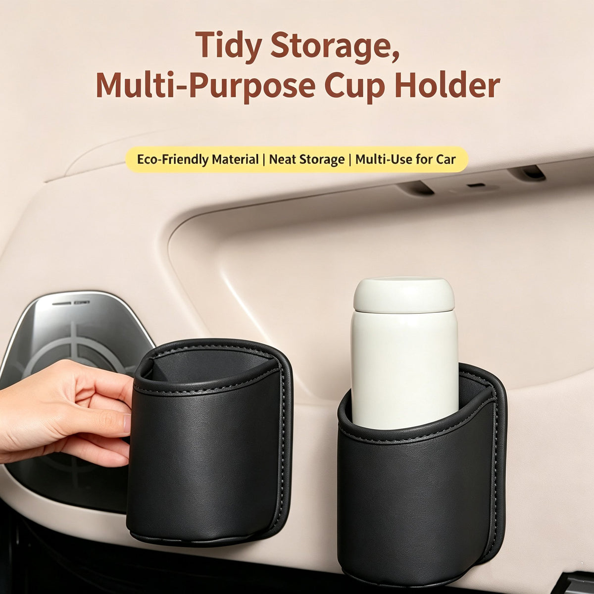 AutoNest – Multi-Purpose Car Cup Holder Storage Pouch