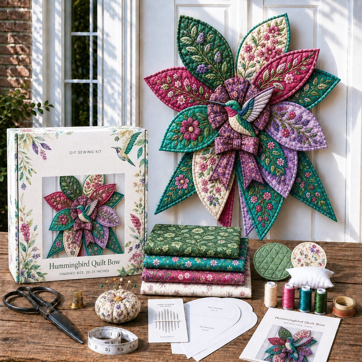 PrettyLoops – Oversized Quilted Bow Craft Kit