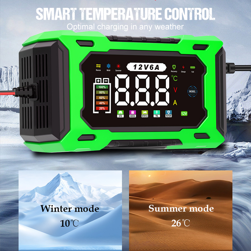 AutoVolt – 12V Smart Battery Charger & Repairer