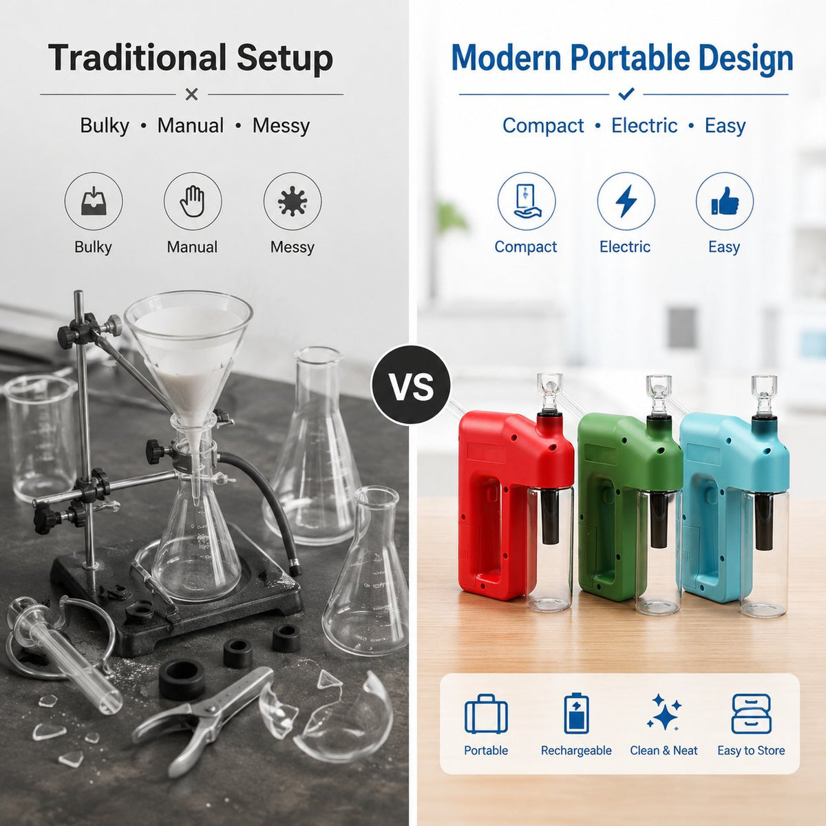 GlowVanta – Portable Handheld Electric Filtration Device