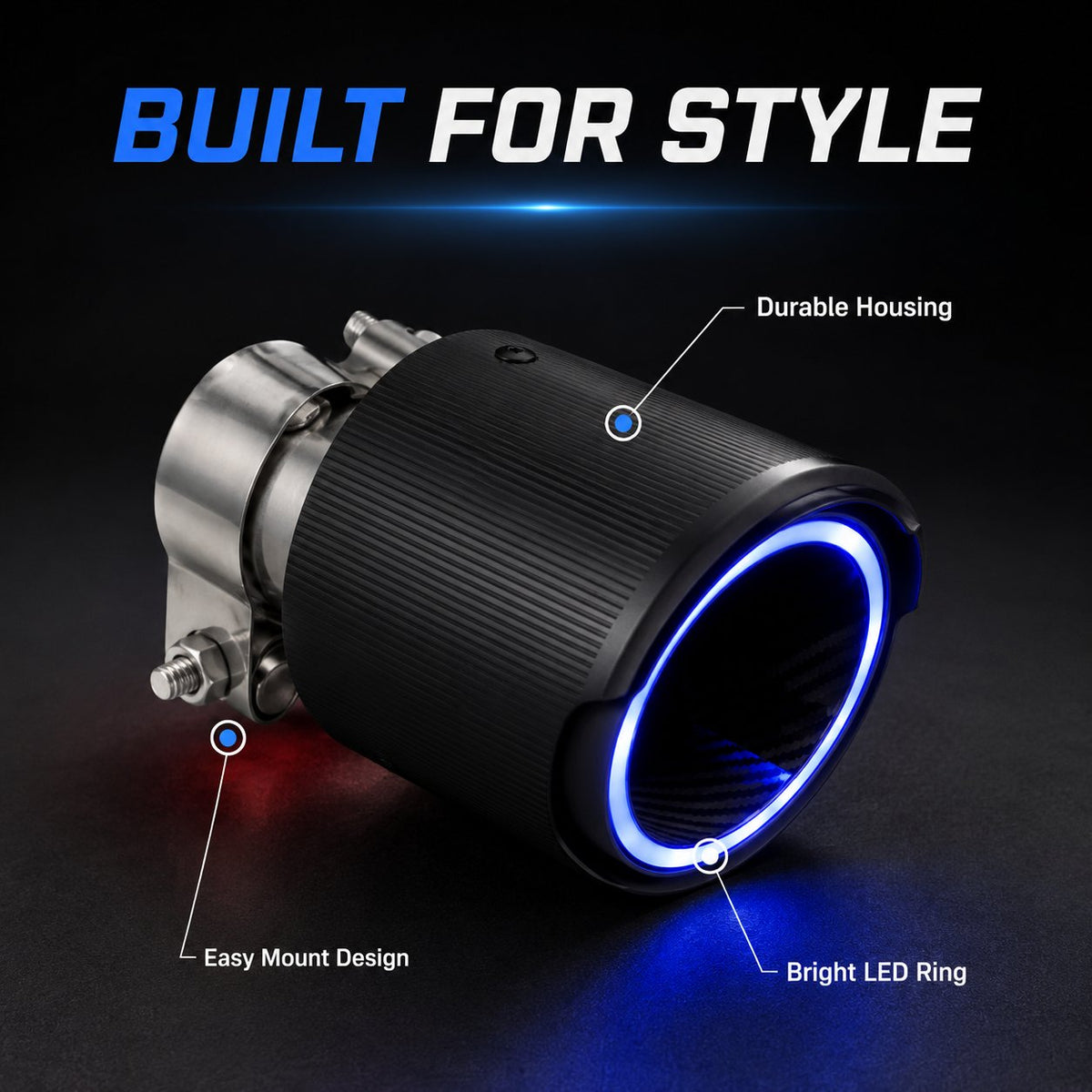 BlazeTail – Fire-Breathing Illuminated Exhaust Pipe