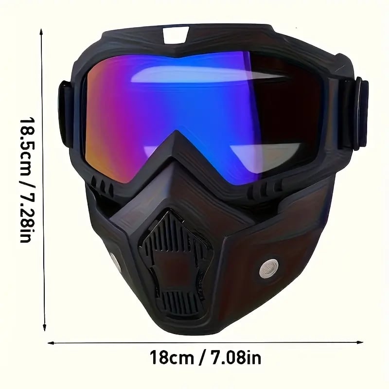 ShieldRide – Detachable Full-Face Outdoor Goggles