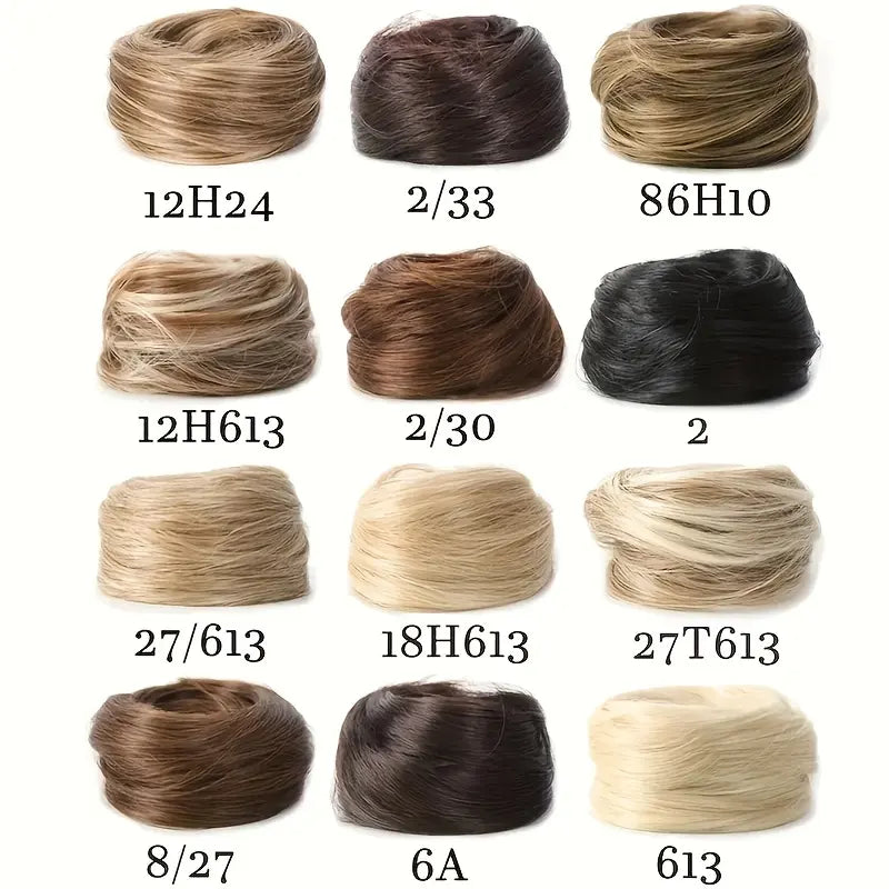 VelisseaCare – Curly Messy Bun Scrunchie Hair Extension
