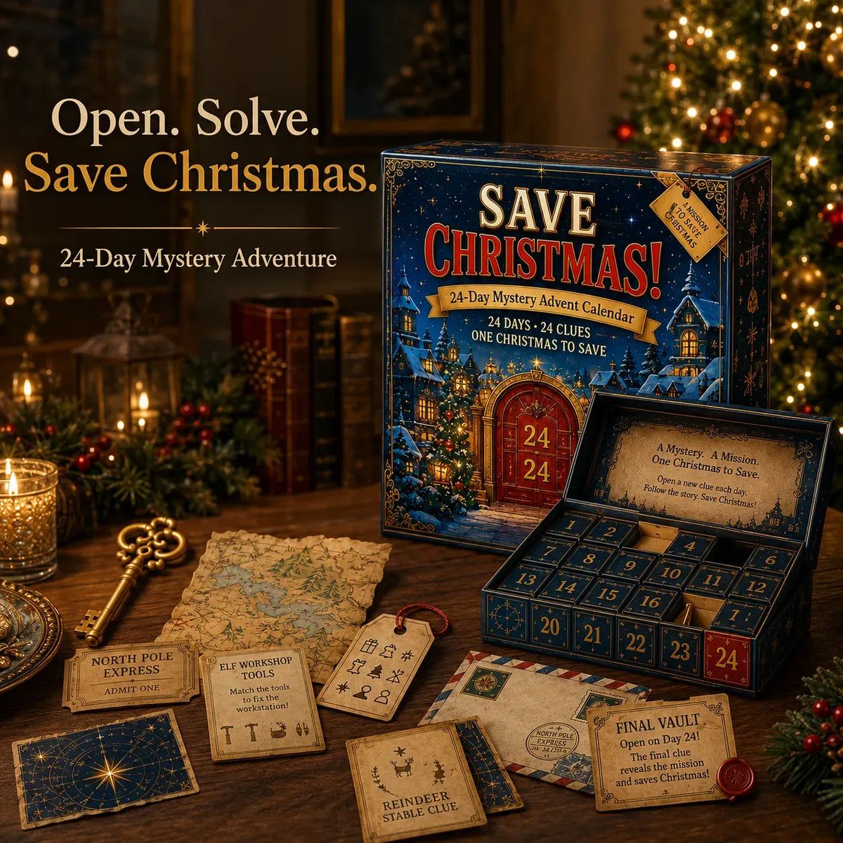 SecretQuest – Interactive Mystery Advent Calendar