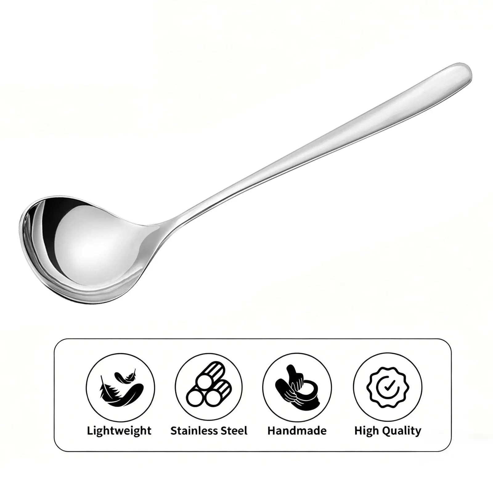 ComfortSip – Stainless Steel Dining Spoon