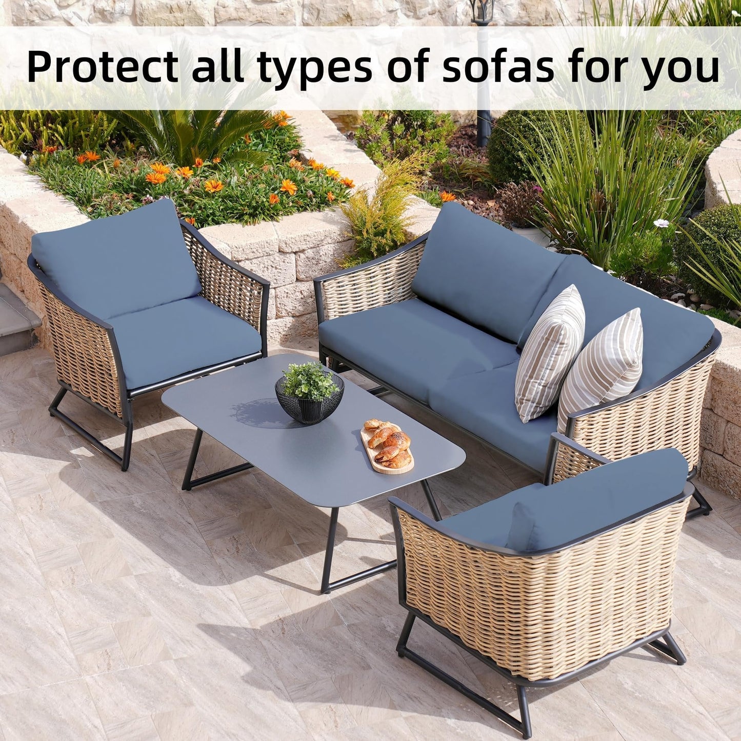 CushionLuxe – Stretch Sofa & Outdoor Cushion Covers