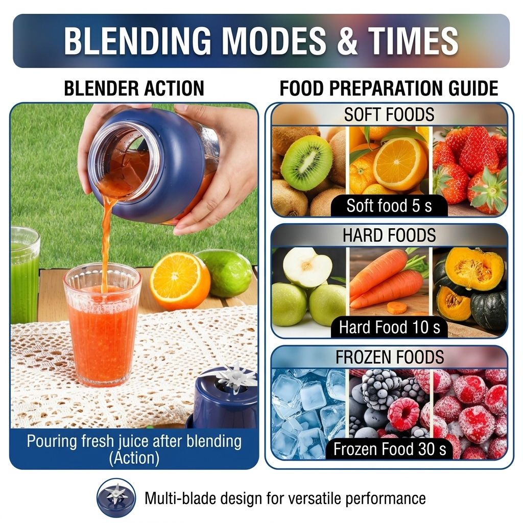 BlendMate – Large-Capacity Portable Blender